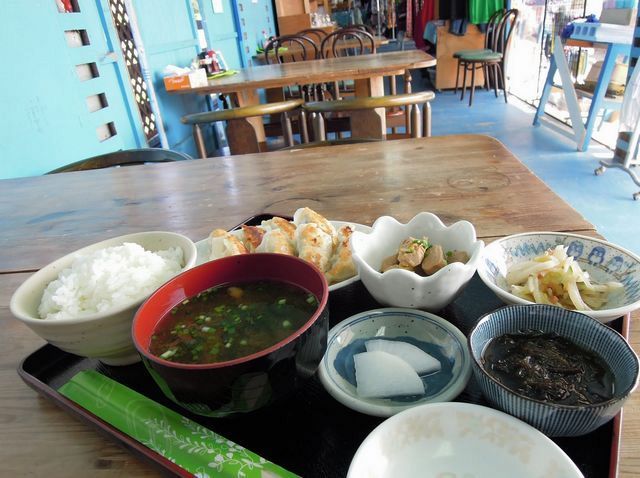 おすすめのぎょうざ定食 