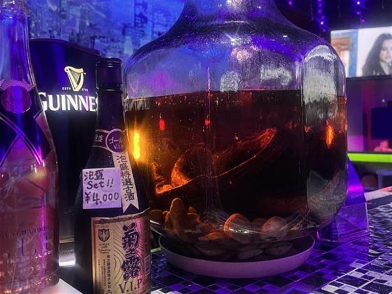 沖縄でも最大級のハブ酒！