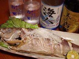 近海で取れた魚をリクエストで調理します