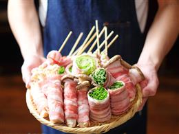 肉巻き野菜串オススメ