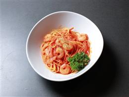 海老トマトパスタ