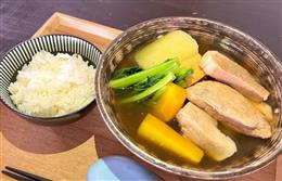 キビまる豚の肉菜汁