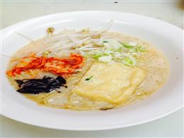 他ではあまり見掛けない魚麺