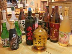 焼酎、日本酒など、アルコールが充実